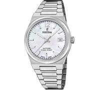 Festina Montre pour Femme F20035/1 Swiss Made Boîtier en Acier Inoxydable Gris Bracelet en Acier Inoxydable Gris