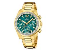 Festina Montre Femme Rainbow Verte Acier doré