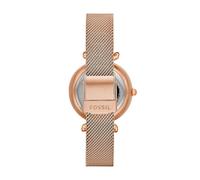 Fossil Montre femme Carlie – Mouvement automatique, bracelet en maille d'acier inoxydable