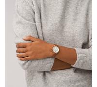 Montre Femme FOSSIL CARLIE en Cuir LiteHide™ Marron Etanche