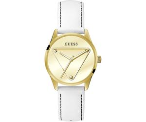 Montre Femme GUESS EMBLEM GW0399L1 Cuir Blanc d'Or