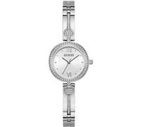 GUESS Montre à affichage analogique 'Lovey' argent / transparent, Taille One Size