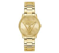 Guess Montre Roxy GW0987L2 pour femme acier inoxydable doré zircone verre minéral 36 mm 3 bars