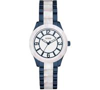 Montre Femme - Guess - W0074L3 - Bracelet Acétate et Acier - Blanc et Bleu - Tendance