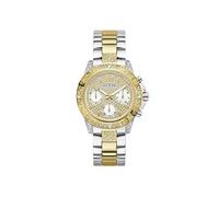 GUESS Montre à affichage analogique ' MAJESTY ' or / argent / transparent, Taille One Size