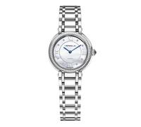 Montre femme - Herbelin - Galet - Acier - Nacre - Diamants