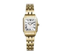 Montre femme - HERBELIN - Mini Luna - Acier inoxydable PVD or - Cadran argenté-blanc - Étanchéité 5 Atm