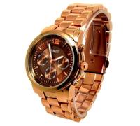 MONTRE FEMME HOMME BRONZE CUIVRE CHOCOLAT UNISEXE