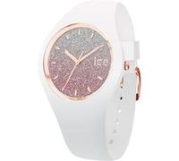 ICE-WATCH - Ice Lo White Pink - Montre Blanche pour Femme avec Bracelet en Silicone - 013427 (Small)