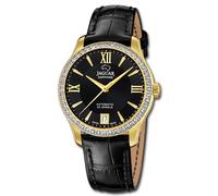 Montre Femme Jaguar En Cuir Noire Montre Bracelet Jaguar Heritage UJ999/B