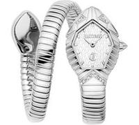 Just Cavalli Montre analogique à Quartz Femme avec Bracelet en Acier Inoxydable JC1L356M0015, Argent, Mode