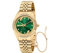 Just Cavalli Femmes Analogique Quartz Montre avec Bracelet en Acier Inoxydable JC1L361M0065