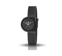 Montre Femme LIP Mach 2000 Mini Square - Acier Noir - Bracelet Milanais - Etancheité 3 ATM
