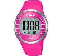 Lorus Femmes Digital Quartz Montre avec Bracelet en Silicone R2343NX9