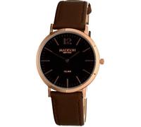 Montre Femme - Madison New York - Slim - Or rose-marron - Étanche 3 bar - Style Chic