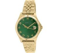 Montre Femme Marc by Marc Jacobs Slim Mini MBM3323 Acier doré et cadran vert Or