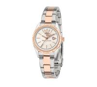 Maserati Montre pour Femme, Collection Competizione, Mouvement à Quartz, à Trois Aiguilles avec Date, en Acier et PVD Or Rose - R8853100504