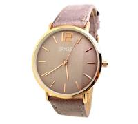 MONTRE FEMME Mauve Violet Vieux Rose Tissu Daim CLASSIQUE ROSE GOLD IDÉE CADEAU