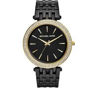 Montre Femme - MICHAEL KORS - Darci MK3322 - Acier Noir - Lunette Dorée - Maillons Fins