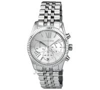 Michael Kors Montre femme Lexington MK5555, acier doré, cadran blanc à cristaux, 38 mm