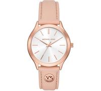 Montre Femme Michael Kors MK7467 en Cuir Rose - Diamètre 38mm - Etanche 3 ATM