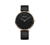 Montre - Bering - 14839-462 - Cuir noir - Verre saphir - 39 mm acier inoxydable