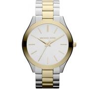 Montre femme - MKORS - SLIM RUNWAY MK3198 - Doré - Blanc - Quartz Analogique