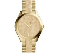 Montre femme - MKORS - SLIM RUNWAY MK4285 - Quartz - Analogique - Beige/Doré