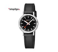 Montre Femme Mondaine MST.34020.LBV.SET Noire Stop2Go Saphir, 34Mm