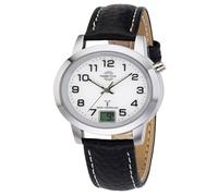 Montre Femme - MTLA - MTLA-10295-12L - Radio Piloté - Cuir Noir - Étanchéité 3 bars