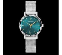 Montre Femme MULTIPLES Argenté Cadran Vert Bracelet Acier milanais Argenté 14 MM