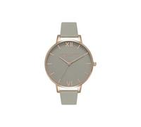 Olivia Burton Montre Analogique à Quartz pour Femme Collection Grey DIAL avec Bracelet en Cuir Gris - OB15BD61