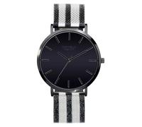 Montre Femme Orphelia Quartz- Affichage Analogique bracelet Acier Inoxydable Multicolore et Cadran Noir OF714834