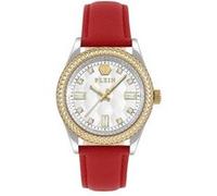 Philipp Plein Watches Montre à affichage analogique 'Queen' or / rouge clair / argent, Taille One Size