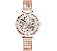 Montre Automatique Pierre Lannier En Maille Milanaise Rose Rose