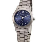 Regent Montre Bracelet pour Femmes Analogue Bracelet en Métal Gris URF1440