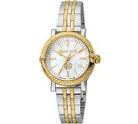 Roberto Cavalli by Franck Muller Femmes Analogique Quartz Montre avec Bracelet en Acier Inoxydable RV1L193M0081