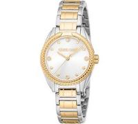 Roberto Cavalli Femmes Analogique Quartz Montre avec Bracelet en Acier Inoxydable RC5L118M0065