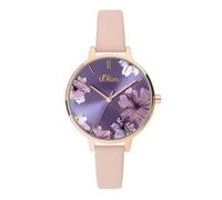 Montre Femme - S OLIVER - SO-3778-LQ - Rose - Argenté - Acier inoxydable - Quartz