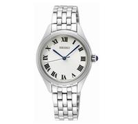 Montre femme - SEIKO - Classique - Acier inoxydable - Cadran blanc - Chiffres romains