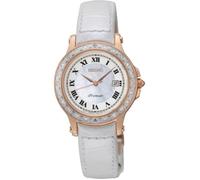 Montre Femme - Seiko - Premier SXDF08P1 - Cuir blanc - Analogique - Chic
