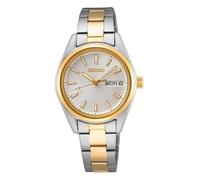 Montre femme - SEIKO - Seiko classique acier bicolore - 29,8 mm - Cadran avec dateur - Mouvement quartz