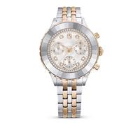Swarovski Montre Octea 5672937 Chrono, Fabriquée en Suisse, Bracelet or rosé, Finition métal mélangé