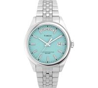 Montre Femme Timex TW2V68400 Legacy Boîtier Argenté et Bracelet Cadran Bleu 50M