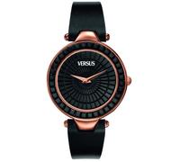 Montre Femme - VERSUS - SERTIE SQ1020013 - Quartz - Analogique - Cuir Noir Doré
