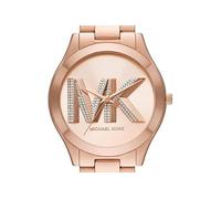 Montre - Femmes - MK7466 - Blanc Cuir - 38mm - Doré - Quartz - Etanche 3 bar