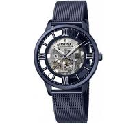Festina Montre homme automatique F20574/1 Acier inoxydable 316L Bleu – Verre saphir – Étanche 5 ATM