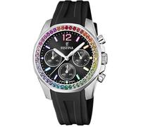 Montre - FESTINA - Boyfriend Rainbow F20610/3 - Quartz - Noir - Bracelet Silicone