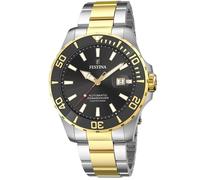 Festina F20532-2 Montre-bracelet automatique en acier bicolore pour hommes