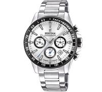 Festina Montre Homme F20560/1 Timeless Chronographe – Acier inox 316L, Quartz, 10 ATM, Cadran blanc